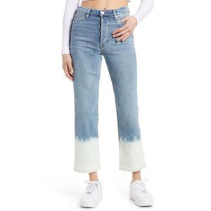 Blanc NYC Dip Dye Faded Crop Jean Size 27